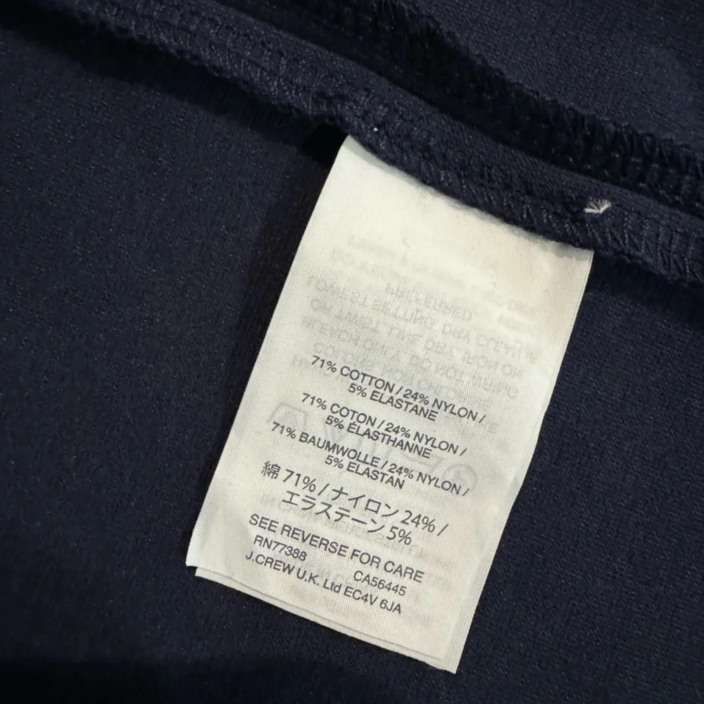 New J Crew Nautical Skirt Navy‎ Blue Ponte A-line size Anchor Buttons 8 - Picture 9 of 9